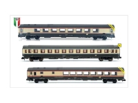 Pirata PI6160 - N - 3-tlg. Set Personenwagen 1. Kl. Benedetto Croce, FS, Ep. IV - Set 1